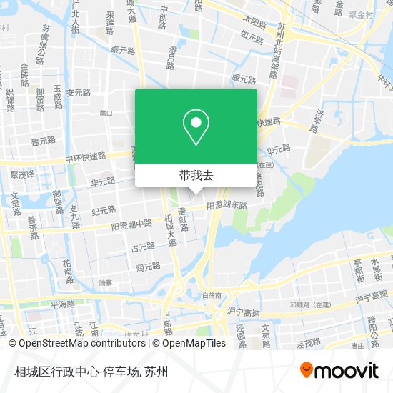 相城区行政中心-停车场地图