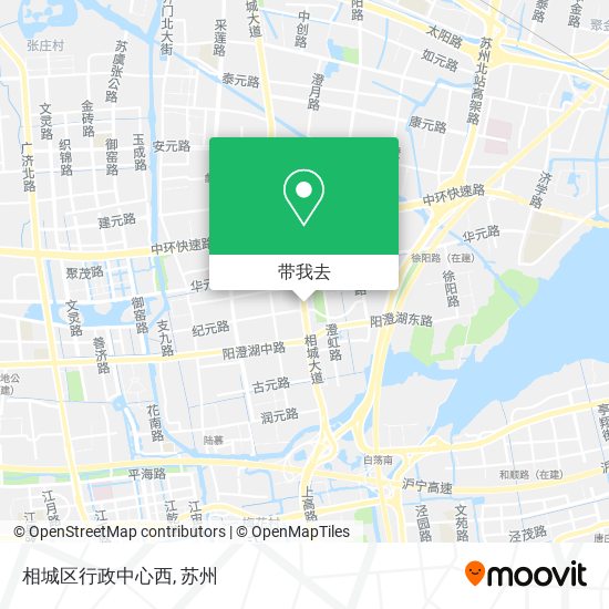 相城区行政中心西地图