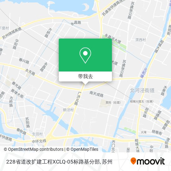 228省道改扩建工程XCLQ-05标路基分部地图