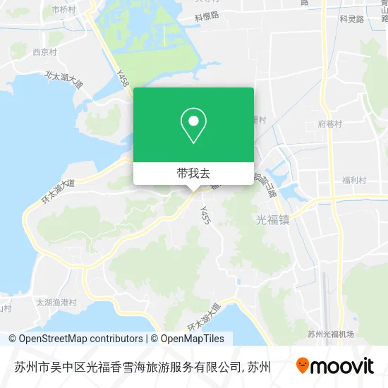 苏州市吴中区光福香雪海旅游服务有限公司地图