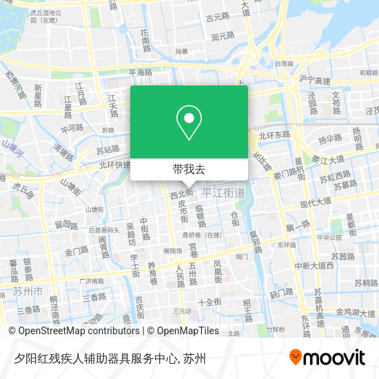 夕阳红残疾人辅助器具服务中心地图
