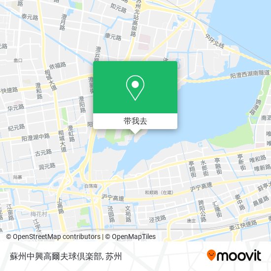 蘇州中興高爾夫球倶楽部地图