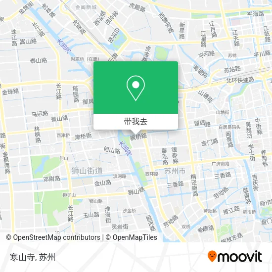寒山寺地图