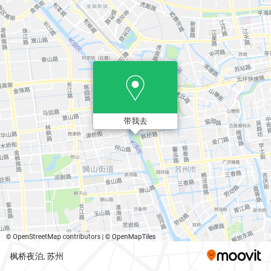 枫桥夜泊地图