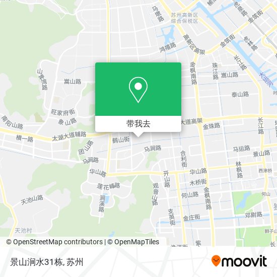 景山涧水31栋地图