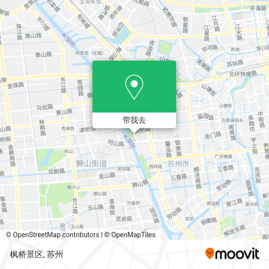 枫桥景区地图