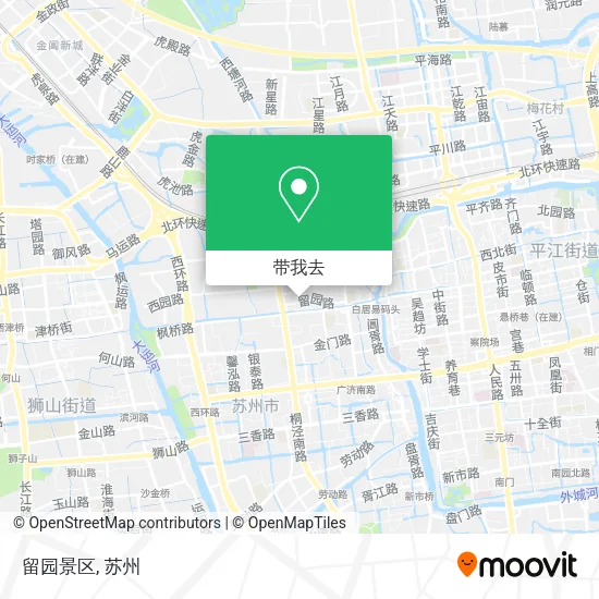 留园景区地图
