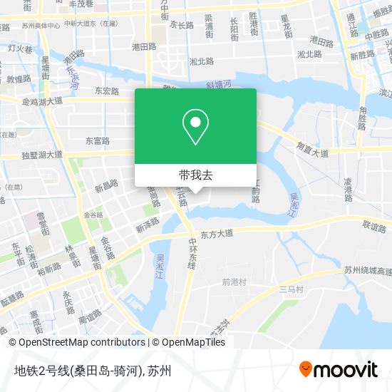 地铁2号线(桑田岛-骑河)地图