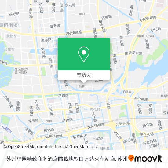 苏州玺园精致商务酒店陆慕地铁口万达火车站店地图