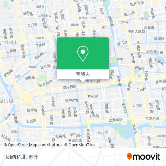 团结桥北地图