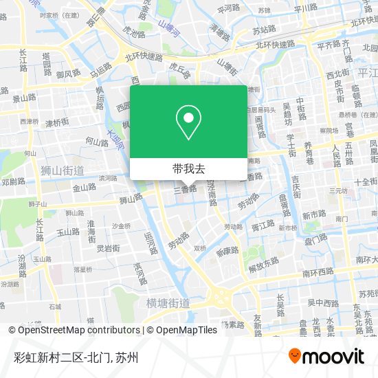 彩虹新村二区-北门地图