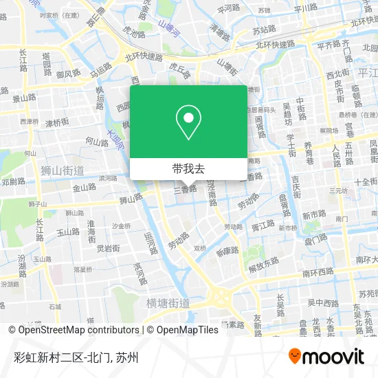 彩虹新村二区-北门地图