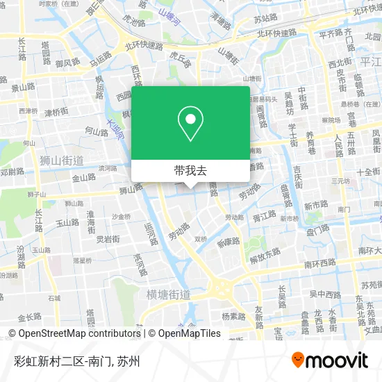 彩虹新村二区-南门地图