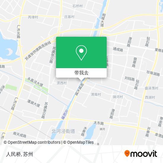 人民桥地图