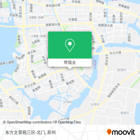 东方文荟苑三区-北门地图