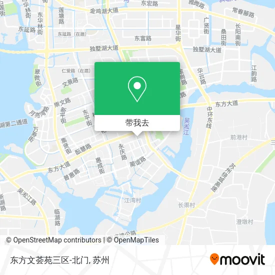 东方文荟苑三区-北门地图