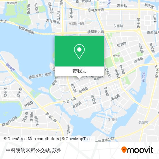 中科院纳米所公交站地图