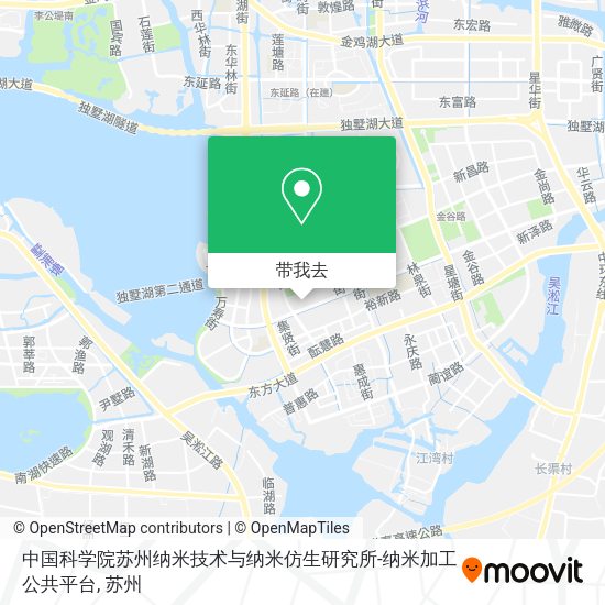 中国科学院苏州纳米技术与纳米仿生研究所-纳米加工公共平台地图