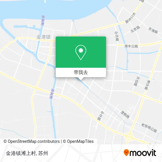 金港镇滩上村地图