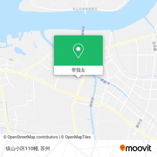镇山小区110幢地图