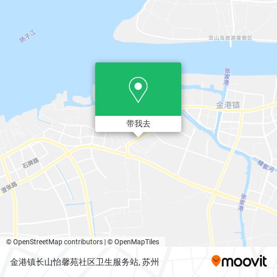 金港镇长山怡馨苑社区卫生服务站地图