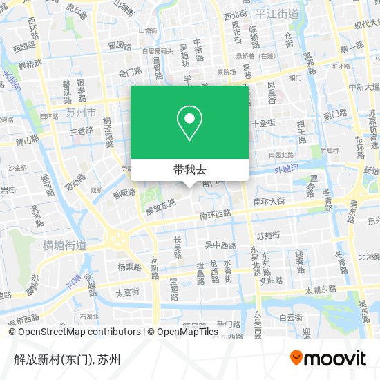解放新村(东门)地图