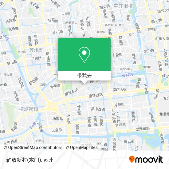 解放新村(东门)地图