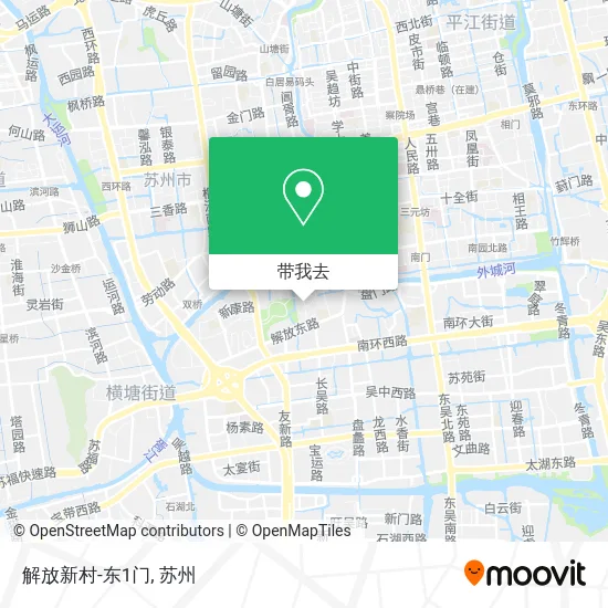 解放新村-东1门地图