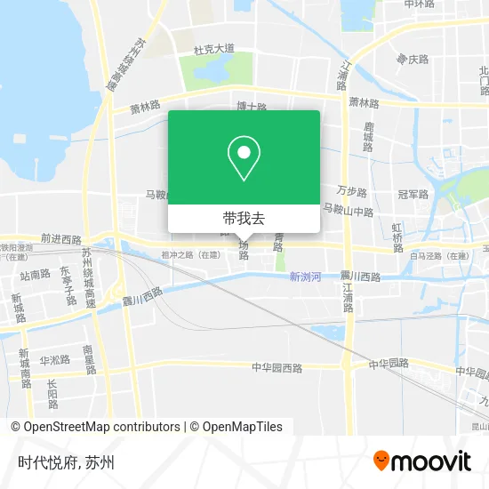 时代悦府地图
