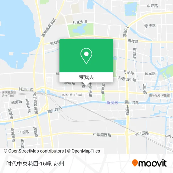 时代中央花园-16幢地图