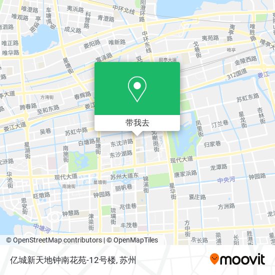 亿城新天地钟南花苑-12号楼地图