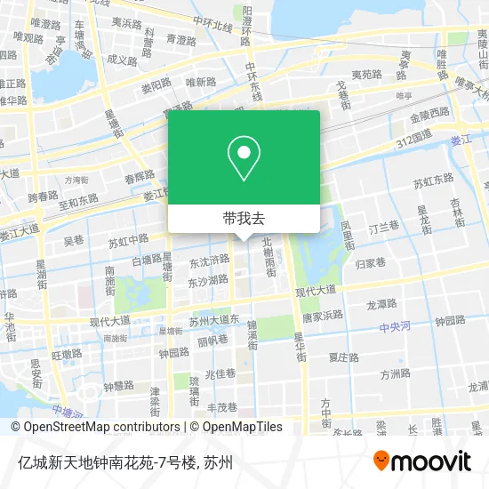 亿城新天地钟南花苑-7号楼地图