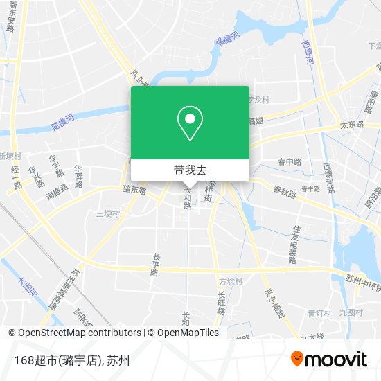 168超市(璐宇店)地图