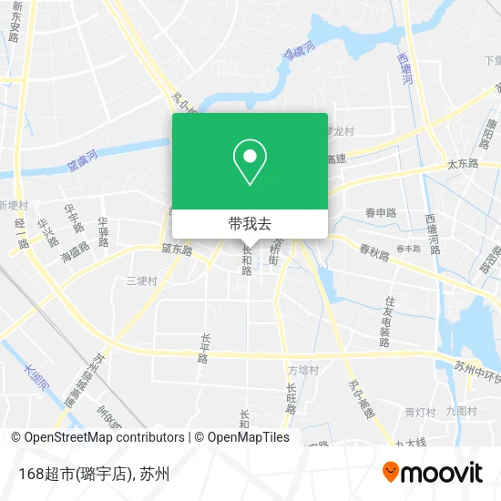 168超市(璐宇店)地图