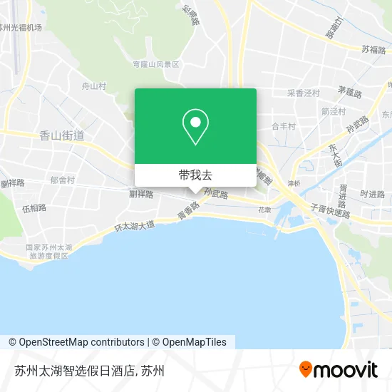 苏州太湖智选假日酒店地图