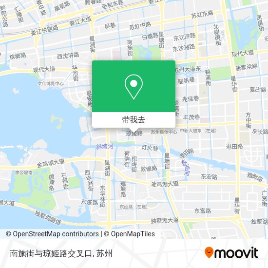 南施街与琼姬路交叉口地图