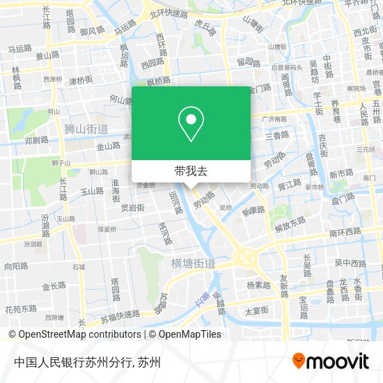 中国人民银行苏州分行地图