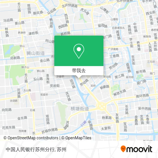 中国人民银行苏州分行地图