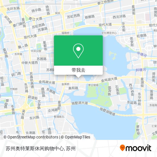 苏州奥特莱斯休闲购物中心地图