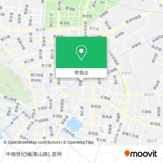 中南世纪城(泰山路)地图