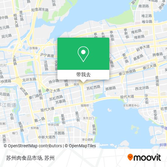 苏州肉食品市场地图