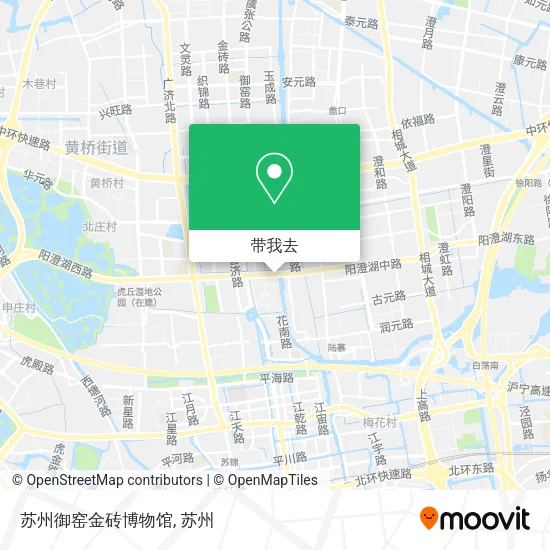 苏州御窑金砖博物馆地图