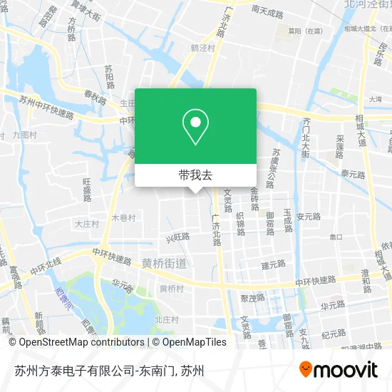 苏州方泰电子有限公司-东南门地图