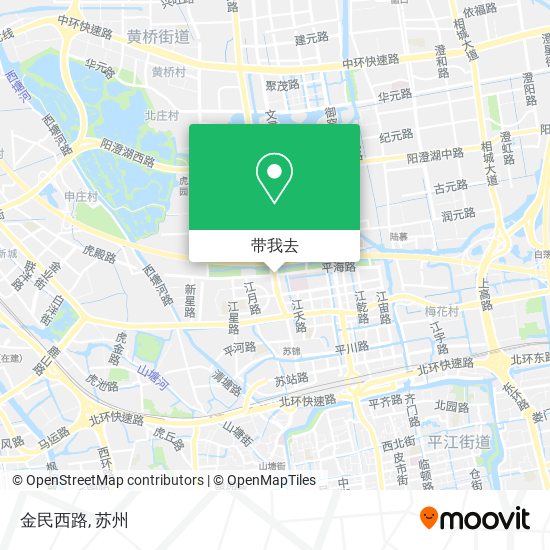 金民西路地图