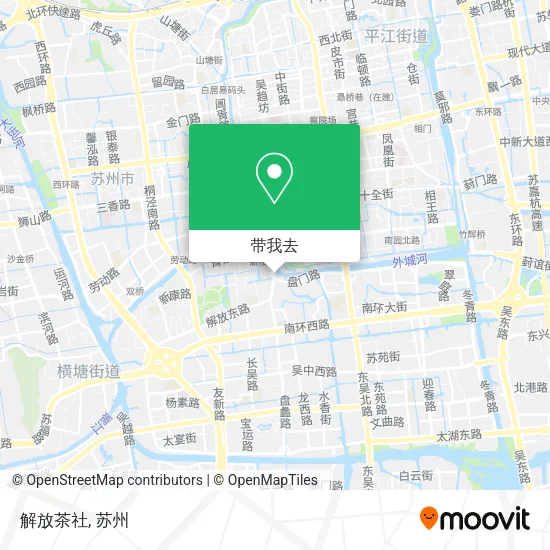 解放茶社地图