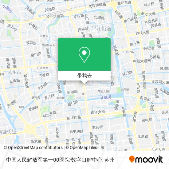 中国人民解放军第一00医院·数字口腔中心地图