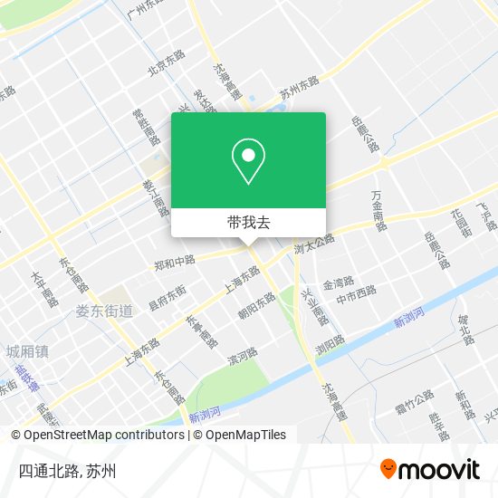 四通北路地图