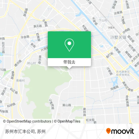 苏州市汇丰公司地图