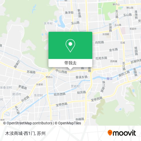 木渎商城-西1门地图