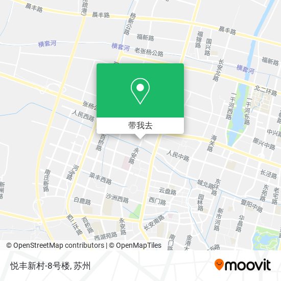 悦丰新村-8号楼地图